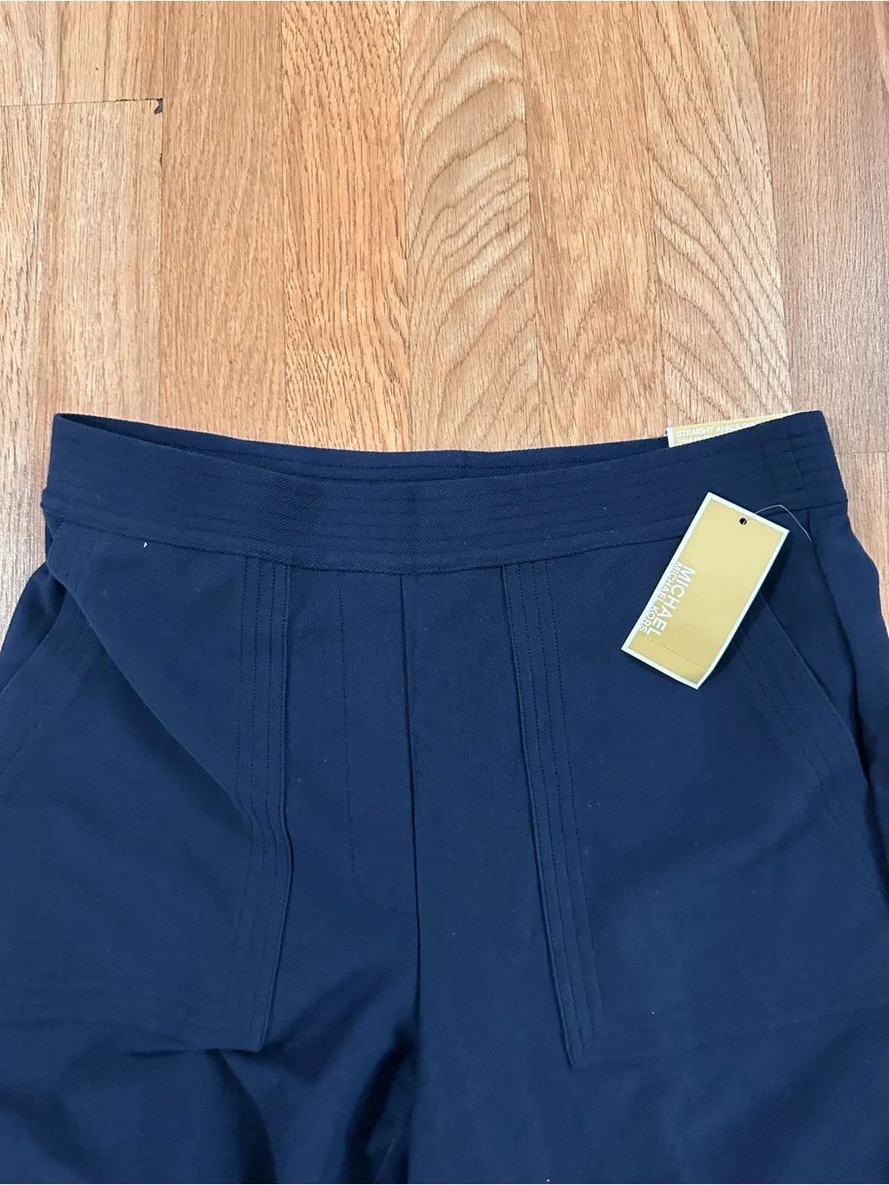 Michael Kors Navy Straight-Leg Men's Pants